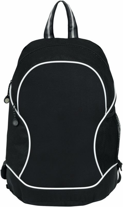 Černý unisex batoh bez potisku