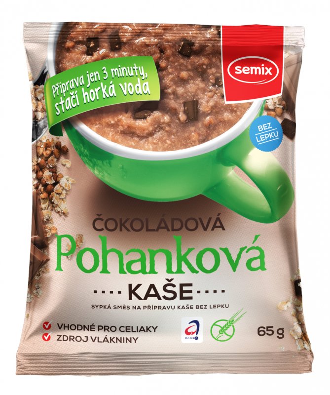 Pohanková kaše čokoládová - sypká směs bez lepku