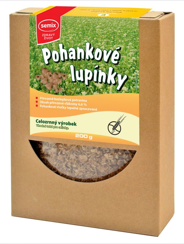 Pohankové lupínky bez lepku 200g