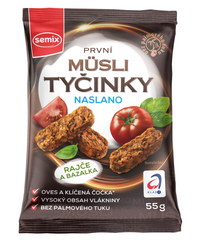 Müsli tyčinky naslano rajče a bazalka 55 g