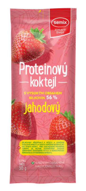 Proteinový koktejl jahodový 30 g