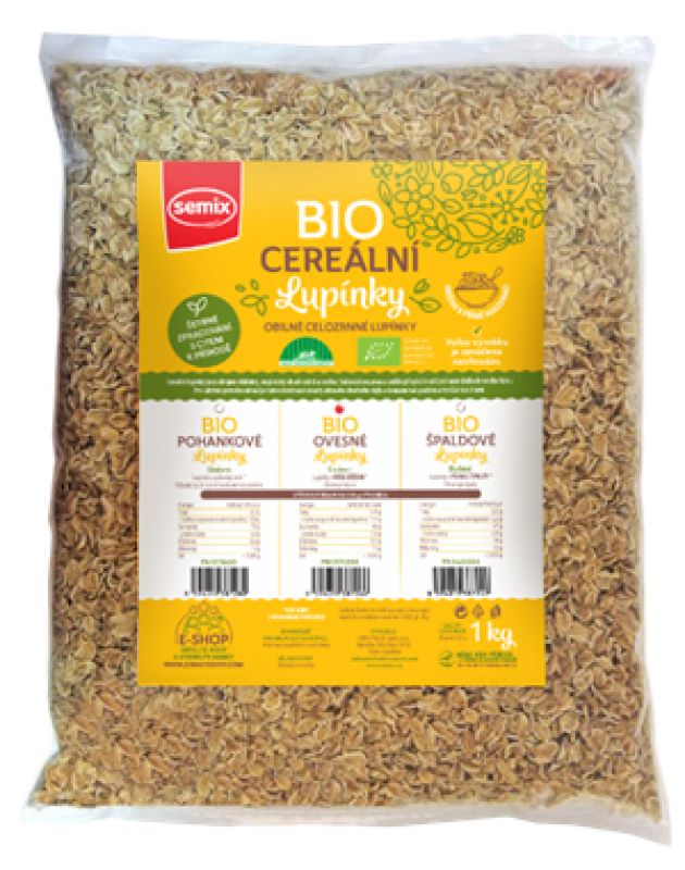 BIO křupavé ovesné lupínky 1 kg