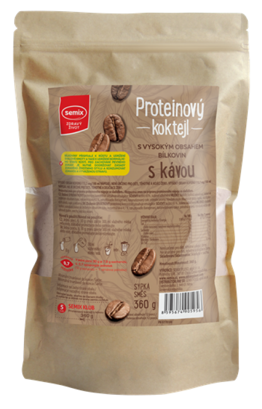 Proteinový koktejl kávový 360 g