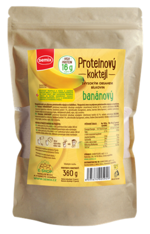 Proteinový koktejl banánový 360 g
