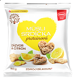 Proteinová srdíčka se zázvorem a citrónem 50 g
