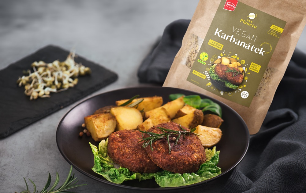 Veganský karbanátek.